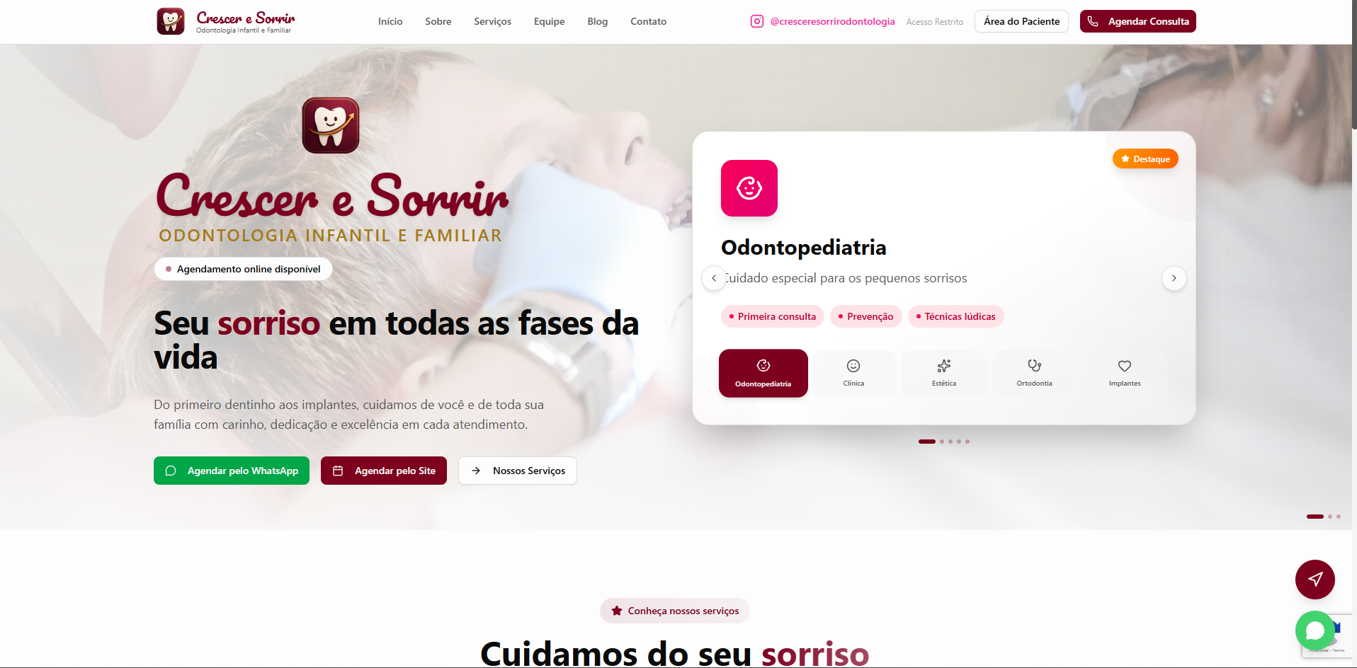 Odonto Crescer e Sorrir